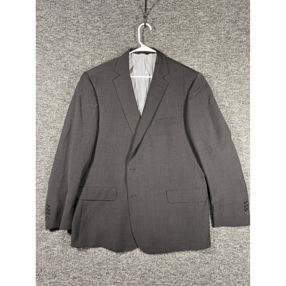 Brooks Brothers Explorer‎ Regent Fit Charcoal Grey Two Button Suit Jacket Blazer